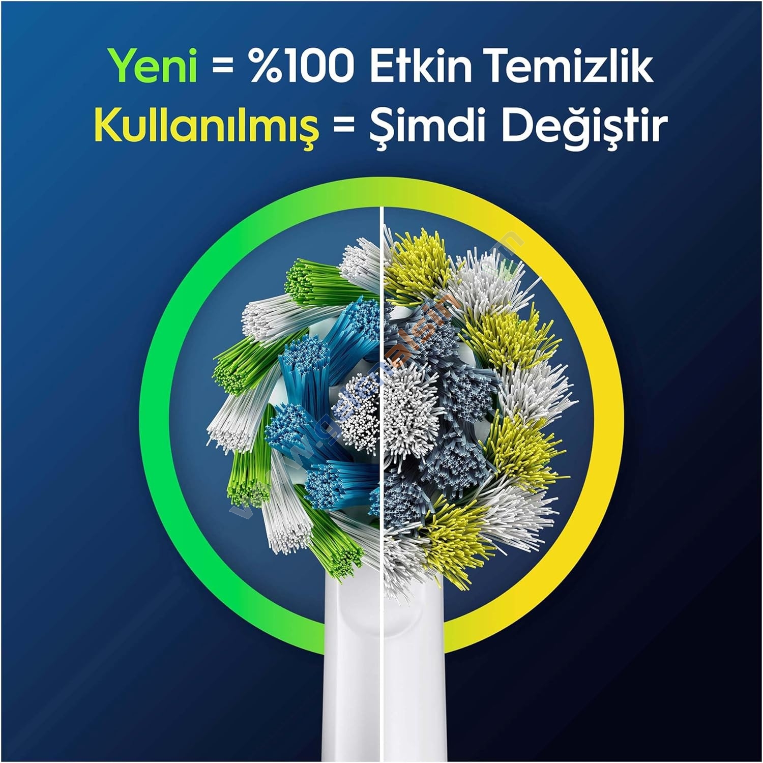 Oral-B Şarjlı Diş Fırçası Yedek Başlığı Cross Action X-Filament 2 li EB50RX