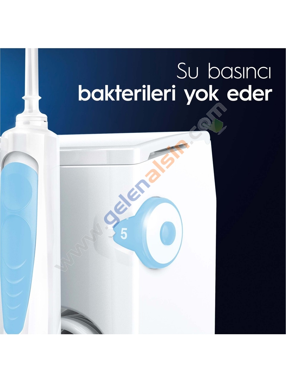 Oral-B Ağız Sağlığı Merkezi Ağız Duşu - Ağız duşu, 1 Oxyjet Başlığı, 1 Su Jeti Başlığı