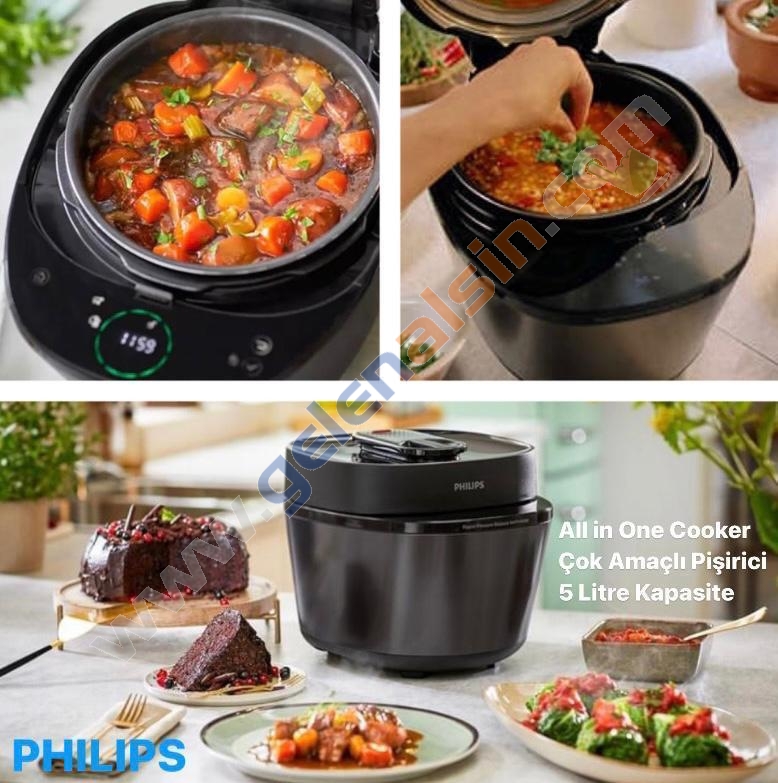 Philips All in One Cooker HD2151/62 Buharlı Pişirici