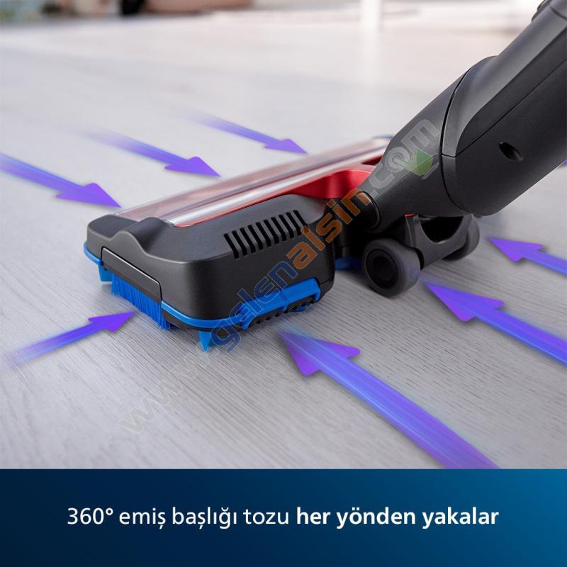 Philips XC7043/01 SpeedProMax Şarjlı Dikey Süpürge